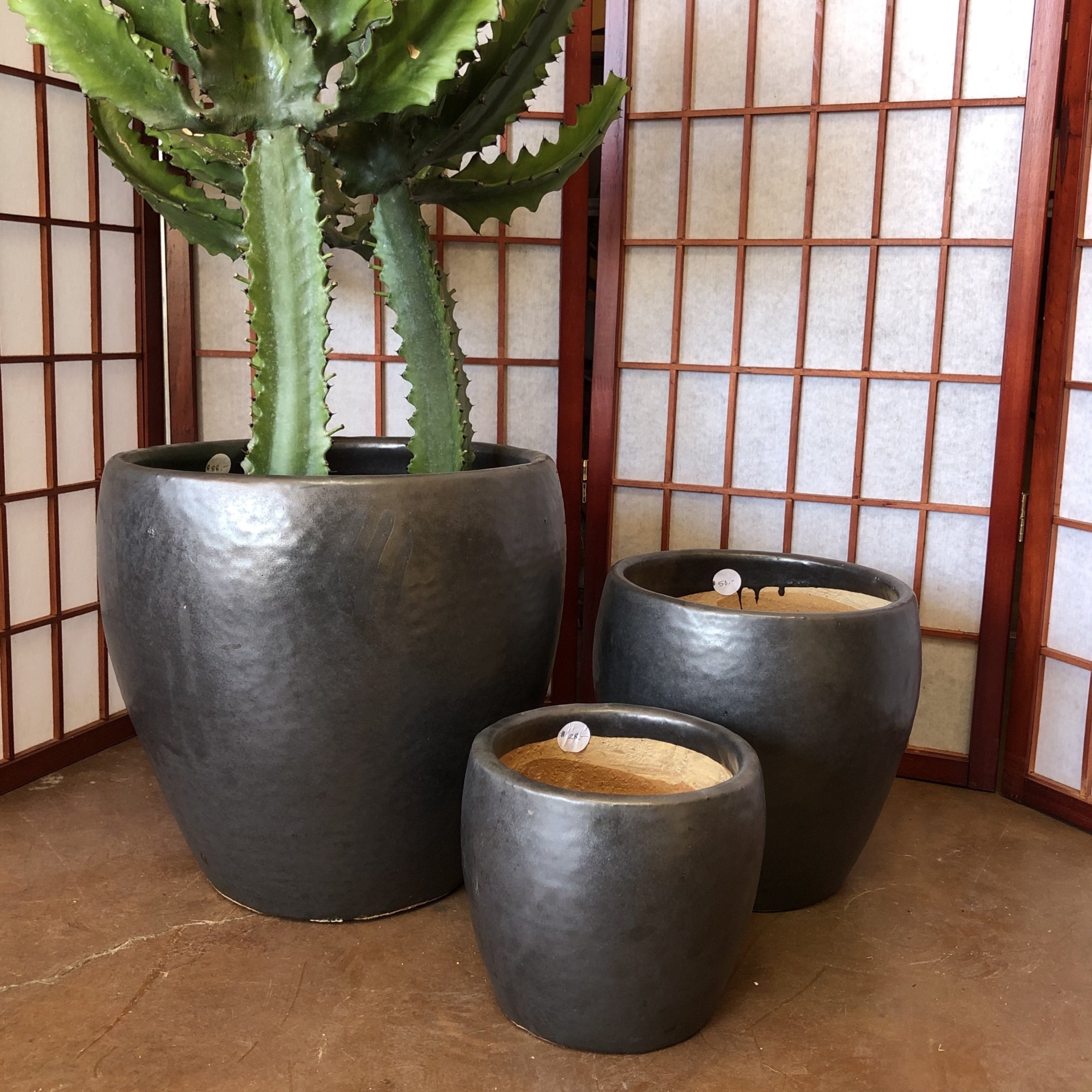 Garden Pot Charcoal McCumber Fine Gardens