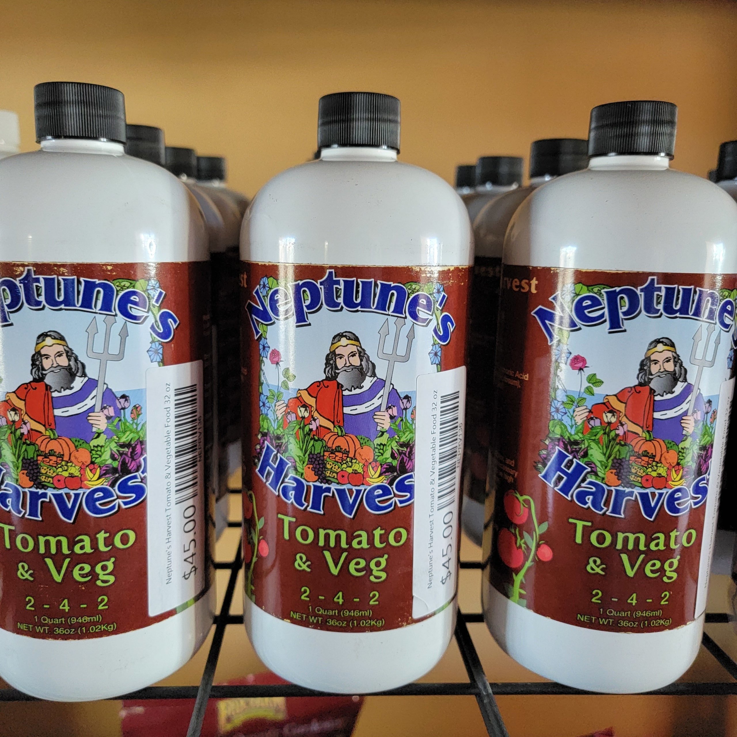 Neptune's Harvest Tomato & Vegetable Food 32 oz McCumber Fine Gardens