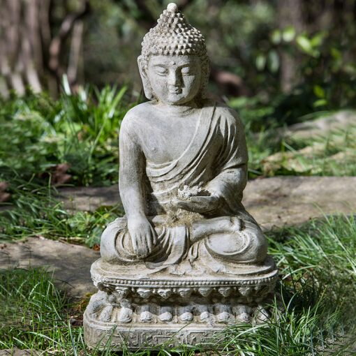 Seated Lotus Buddha - McCumber Fine Gardens