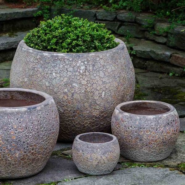 Campania Naxos Planter - Angkor Finish