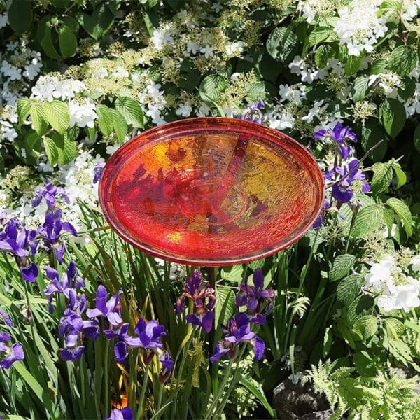 Achla Crackle Glass Bowl - Image 2