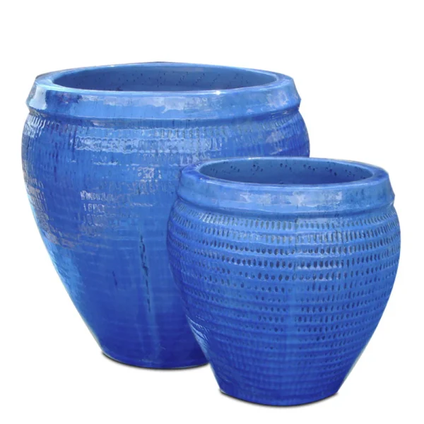 Anamese Elephant Planter - Blue - Image 2